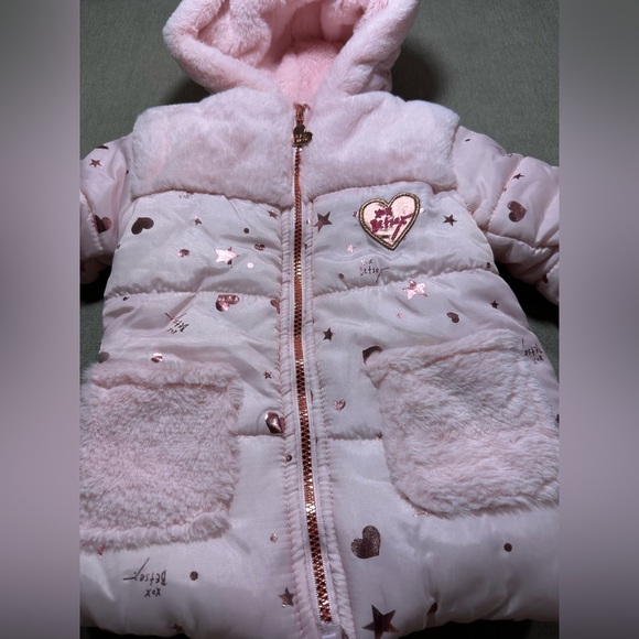 Betsey Johnson Toddler Puffer Jacket SIZE 2T - Picture 2 of 5